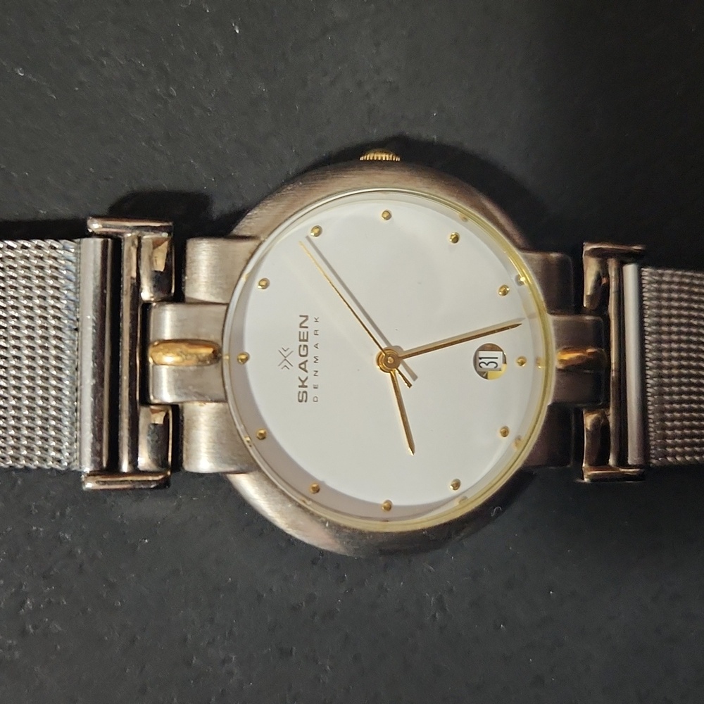 Vintage 1990 Skagen Denmark Watch